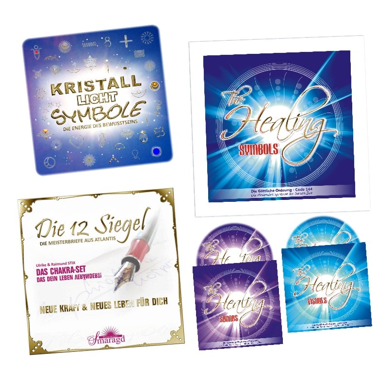 Das HeilSymbol-Set inkl. Kristall Licht Symbole, 12 Siegel & Divine Code 144