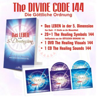The DIVINE Code 144 • The Healing Symbols, Sounds & Visuals und das Buch
